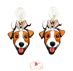 Jack Russell Easter Dangles