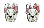 Frenchie (Fawn) Easter Studs