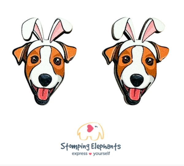 Jack Russell Easter Studs