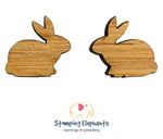 Mellow Bunny (Wood) Studs