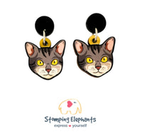 Cat (Tabby) Head Dangles