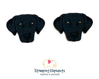 Labrador (Black) Head Studs