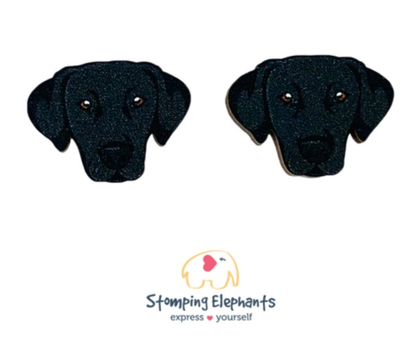 Labrador (Black) Head Studs