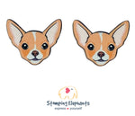 Chihuahua (Short Haired) Head Studs