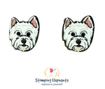 Westie Head Studs