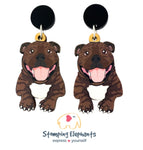 Staffy (Brindle) Body Dangles