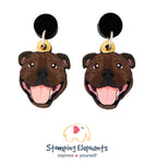 Staffy (Brindle) Head Dangles