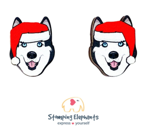 Husky Christmas Head Studs