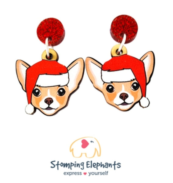 Chihuahua (Short Haired) Christmas Head Dangles