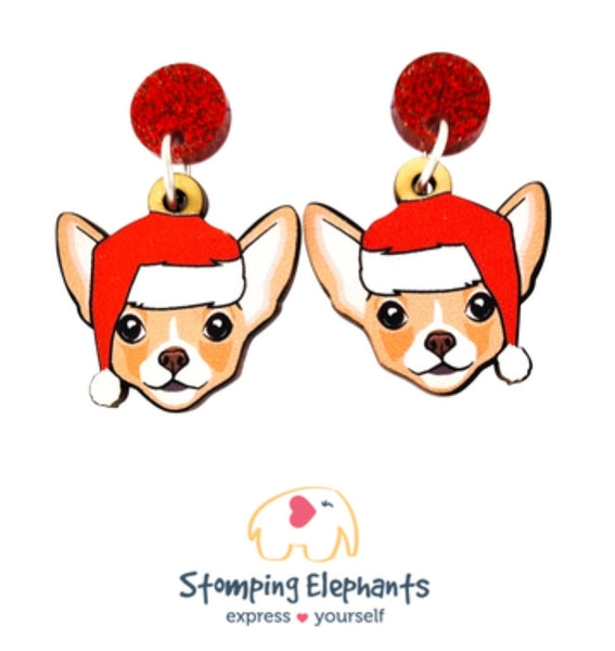 Chihuahua Christmas Head Dangles