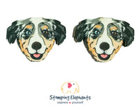 Aussie Shepherd Head Studs