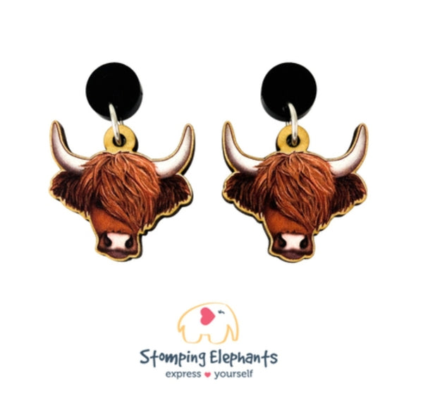 Highland Cow Dangles