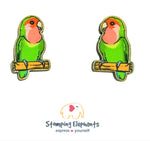 Lovebird Studs