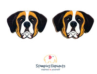 Saint Bernard Head Studs