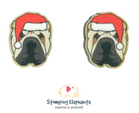Shar Pei (Cream) Christmas Head Studs