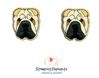 Shar Pei (Cream) Head Studs