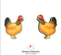 Chicken (Christmas) Studs