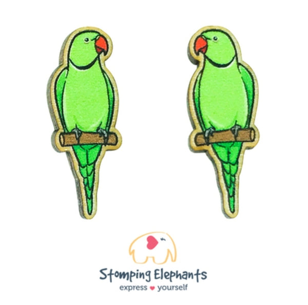 Green Indian Ring Neck Studs