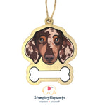 Dachshund (Brown Dapple) Ornament