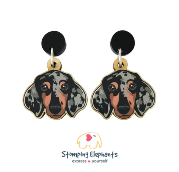 Dachshund (Silver Dapple) Head Dangles