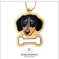 Dachshund (Black & Tan) Ornament