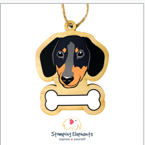 Dachshund (Black & Tan) Ornament