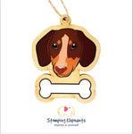 Dachshund (Red & Tan) Ornament