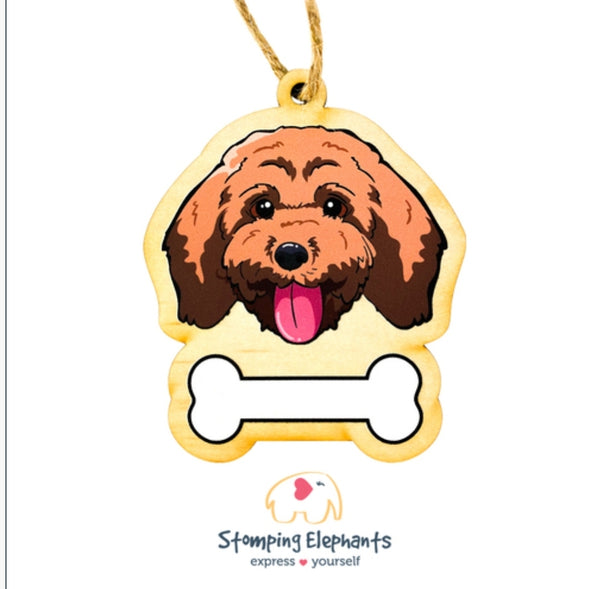 Cavoodle (Brown) Ornament