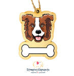 Border Collie (Brown) Ornament