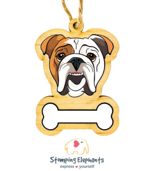 Bulldog (Brown) Ornament