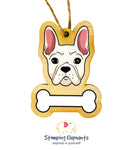 Frenchie (Fawn) Ornament