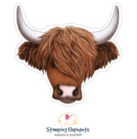 Highland Cow Sticker