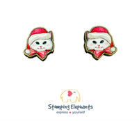 Cat (Kitten) Christmas Head Studs