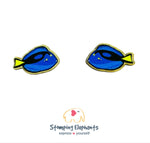 Blue Tang Studs