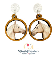 Horse (White) Mini Dangles