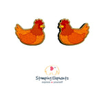Hen (Brown) Studs