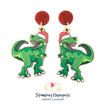 T-Rex (Christmas) Dangles