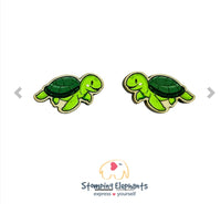 Turtle (Printed) Studs