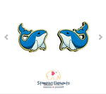 Whale (Printed) Studs