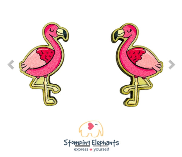 Flamingo Studs