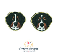 Bernese Mountain Dog Head Studs