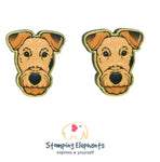 Airedale Terrier Head Studs
