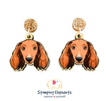Dachshund (Brown Long Haired) Dangles