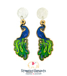 Peacock Dangles