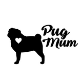 Pug Mum Decal