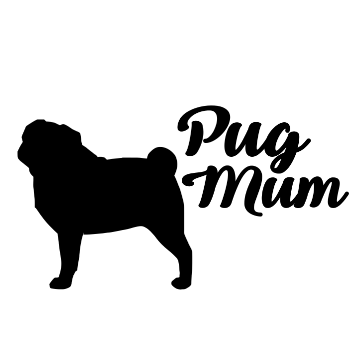 Pug Mum Decal