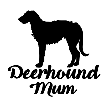 Deerhound Mum Decal