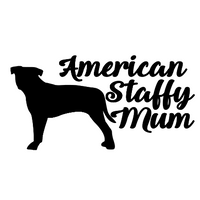 American Staffy Mum Decal