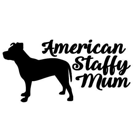 American Staffy Mum Decal