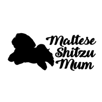 Maltese Shitzu Mum Decal